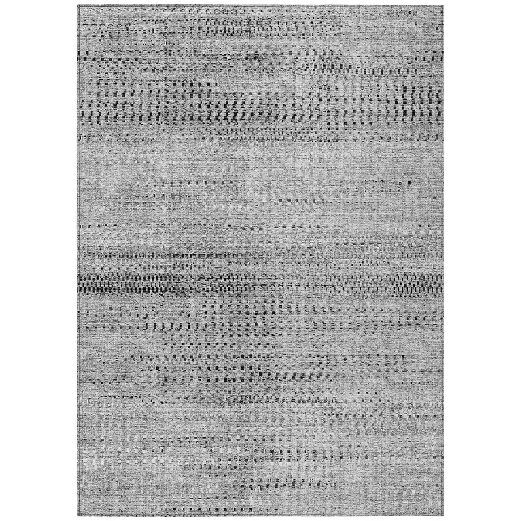 Piper Looms Chantille Stripes ACN2137 Gray Machine Washable Area Rug main image
