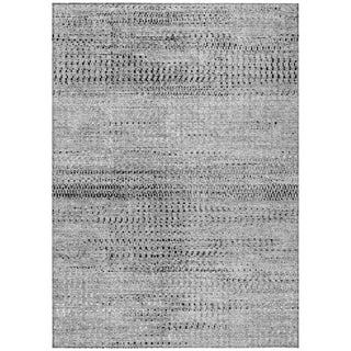 Piper Looms Chantille Stripes ACN2137 Gray Machine Washable Area Rug main image