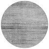 Piper Looms Chantille Stripes ACN2137 Gray Machine Washable Area Rug Round Main Image