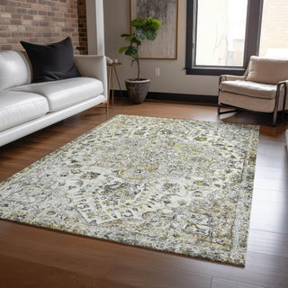 Piper Looms Chantille Global ACN2138 Beige Machine Washable Area Rug Lifestyle Image Feature