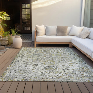 Piper Looms Chantille Global ACN2138 Beige Machine Washable Area Rug Outdoor Lifestyle Image Feature