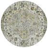 Piper Looms Chantille Global ACN2138 Beige Machine Washable Area Rug Round Main Image
