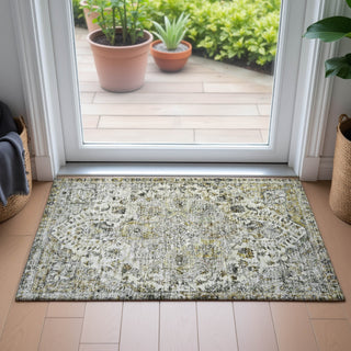 Piper Looms Chantille Global ACN2138 Beige Machine Washable Area Rug Scatter Lifestyle Image Feature