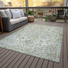 Piper Looms Chantille Global ACN2138 Ivory Machine Washable Area Rug Outdoor Lifestyle Image Feature