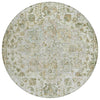 Piper Looms Chantille Global ACN2138 Ivory Machine Washable Area Rug Round Main Image