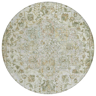 Piper Looms Chantille Global ACN2138 Ivory Machine Washable Area Rug Round Main Image