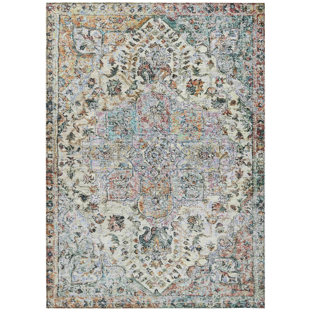 Piper Looms Chantille Global ACN2138 Sage Machine Washable Area Rug main image
