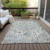 Piper Looms Chantille Global ACN2138 Sage Machine Washable Area Rug Outdoor Lifestyle Image Feature