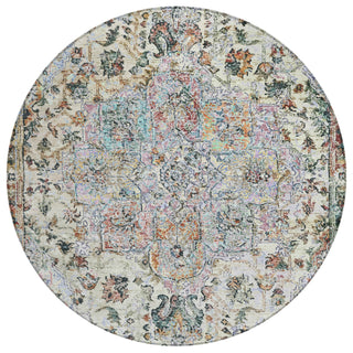 Piper Looms Chantille Global ACN2138 Sage Machine Washable Area Rug Round Main Image