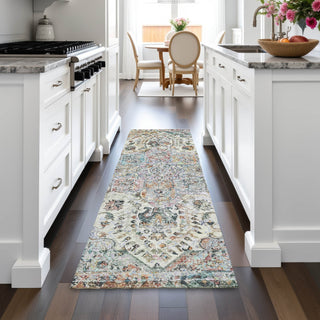Piper Looms Chantille Global ACN2138 Sage Machine Washable Area Rug Runner Lifestyle Image Feature