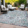 Piper Looms Chantille Global ACN2138 Sky Machine Washable Area Rug Outdoor Lifestyle Image Feature