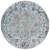 Piper Looms Chantille Global ACN2138 Sky Machine Washable Area Rug Round Main Image