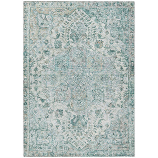 Piper Looms Chantille Global ACN2138 Teal Machine Washable Area Rug main image