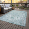 Piper Looms Chantille Global ACN2138 Teal Machine Washable Area Rug Outdoor Lifestyle Image Feature