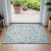 Piper Looms Chantille Global ACN2138 Teal Machine Washable Area Rug Scatter Lifestyle Image Feature