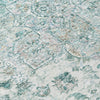 Piper Looms Chantille Global ACN2138 Teal Machine Washable Area Rug Swatch Image