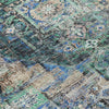 Piper Looms Chantille Global ACN2139 Green Machine Washable Area Rug Swatch Image