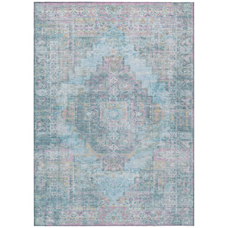 Piper Looms Chantille Global ACN2140 Blue Machine Washable Area Rug main image