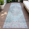 Piper Looms Chantille Global ACN2140 Blue Machine Washable Area Rug Runner Outdoor Lifestyle Image Feature
