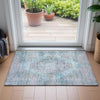 Piper Looms Chantille Global ACN2140 Blue Machine Washable Area Rug Scatter Lifestyle Image Feature