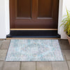 Piper Looms Chantille Global ACN2140 Blue Machine Washable Area Rug Scatter Outdoor Lifestyle Image Feature