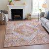 Piper Looms Chantille Global ACN2140 Blush Machine Washable Area Rug Lifestyle Image Feature