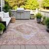 Piper Looms Chantille Global ACN2140 Blush Machine Washable Area Rug Outdoor Lifestyle Image Feature