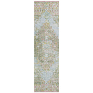 Piper Looms Chantille Global ACN2140 Green Machine Washable Area Rug Runner Main Image