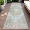 Piper Looms Chantille Global ACN2140 Green Machine Washable Area Rug Runner Outdoor Lifestyle Image Feature