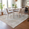 Piper Looms Chantille Global ACN2140 Taupe Machine Washable Area Rug Lifestyle Image Feature