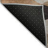 Piper Looms Chantille Abstract ACN2141 Chocolate Machine Washable Area Rug Backing Image