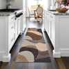 Piper Looms Chantille Abstract ACN2141 Chocolate Machine Washable Area Rug Runner Lifestyle Image Feature