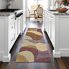Piper Looms Chantille Abstract ACN2141 Paprika Machine Washable Area Rug Runner Lifestyle Image Feature