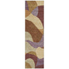 Piper Looms Chantille Abstract ACN2141 Paprika Machine Washable Area Rug Runner Main Image