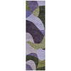 Piper Looms Chantille Abstract ACN2141 Purple Machine Washable Area Rug Runner Main Image