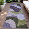 Piper Looms Chantille Abstract ACN2141 Purple Machine Washable Area Rug Runner Outdoor Lifestyle Image Feature
