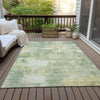 Piper Looms Chantille Abstract ACN2142 Aloe Machine Washable Area Rug Outdoor Lifestyle Image Feature
