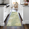 Piper Looms Chantille Abstract ACN2142 Aloe Machine Washable Area Rug Runner Lifestyle Image Feature