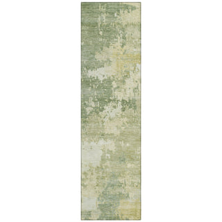 Piper Looms Chantille Abstract ACN2142 Aloe Machine Washable Area Rug Runner Main Image