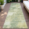 Piper Looms Chantille Abstract ACN2142 Aloe Machine Washable Area Rug Runner Outdoor Lifestyle Image Feature