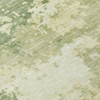 Piper Looms Chantille Abstract ACN2142 Aloe Machine Washable Area Rug Swatch Image