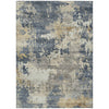 Piper Looms Chantille Abstract ACN2142 Blue Machine Washable Area Rug main image