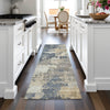 Piper Looms Chantille Abstract ACN2142 Blue Machine Washable Area Rug Runner Lifestyle Image Feature