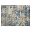 Piper Looms Chantille Abstract ACN2142 Blue Machine Washable Area Rug Scatter Main Image