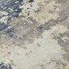 Piper Looms Chantille Abstract ACN2142 Blue Machine Washable Area Rug Swatch Image