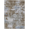 Piper Looms Chantille Abstract ACN2142 Chocolate Machine Washable Area Rug main image