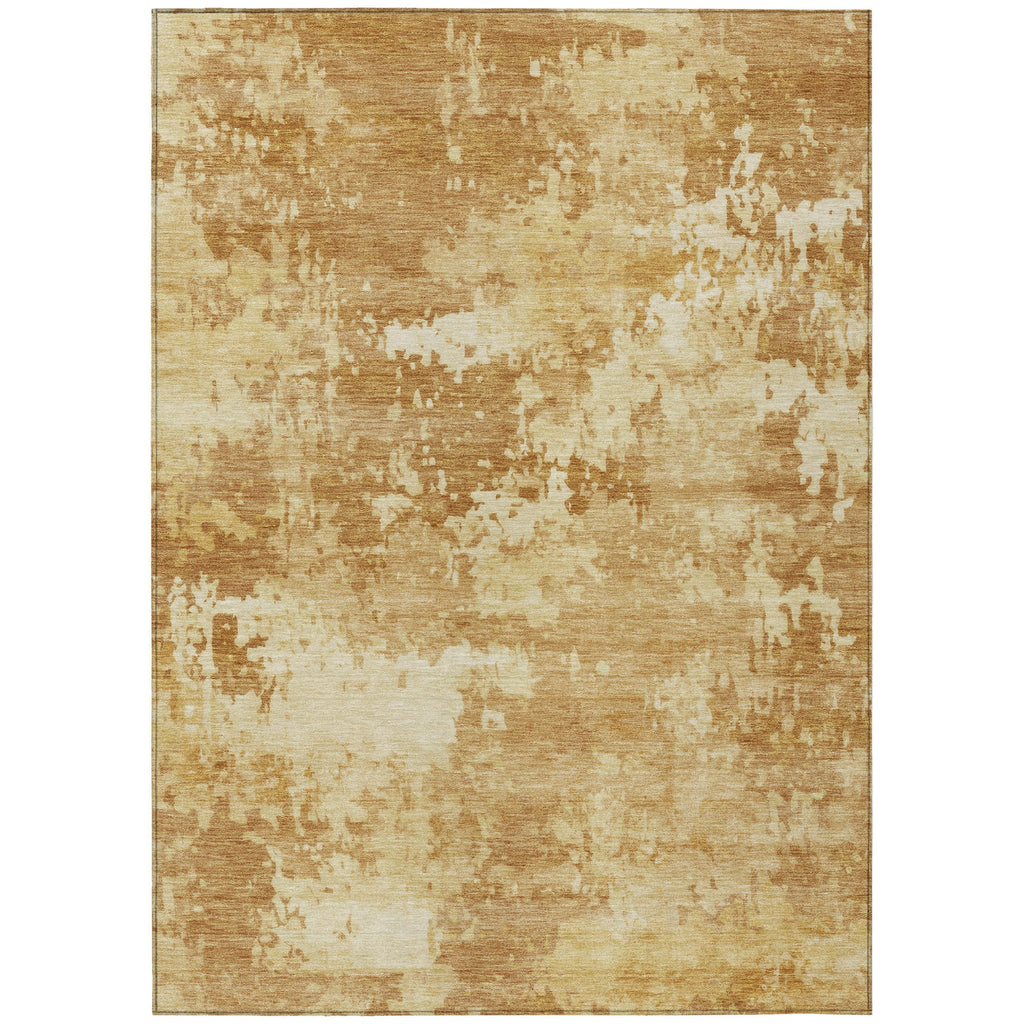 Piper Looms Chantille Abstract ACN2142 Copper Machine Washable Area Rug main image