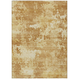 Piper Looms Chantille Abstract ACN2142 Copper Machine Washable Area Rug main image