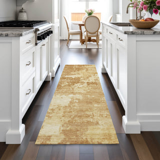 Piper Looms Chantille Abstract ACN2142 Copper Machine Washable Area Rug Runner Lifestyle Image Feature