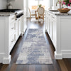 Piper Looms Chantille Abstract ACN2142 Denim Machine Washable Area Rug Runner Lifestyle Image Feature